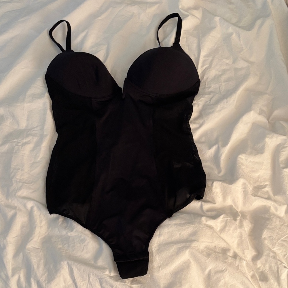 Elegant Black Women's lingerie body suit